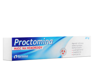 PROCTOMINA MAŚĆ NA HEMOROIDY 20 g