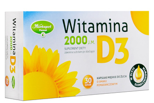 WITAMINA D3 2000 j.m. SMAK POMARAŃCZOWY 30 kapsułek do żucia