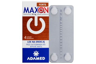 MAXON FORTE 50 mg 4 tabletki