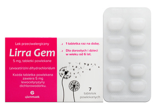 LIRRA GEM 5 mg 7 tabletek