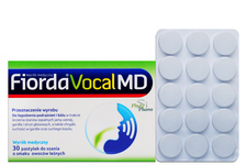 FIORDA VOCAL MD 30 pastylek do ssania o smaku owoców leśnych