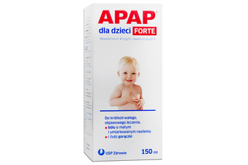 APAP DLA DZIECI FORTE 150 ml smak pomarańczowy