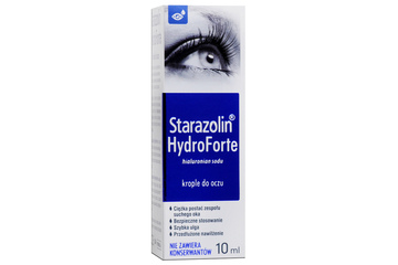 STARAZOLIN HYDROFORTE 10 ml krople do oczu