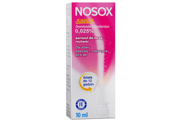 NOSOX JUNIOR 0,025% AEROZOL DO NOSA 10 ml