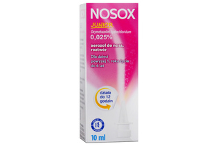 NOSOX JUNIOR 0,025% AEROZOL DO NOSA 10 ml