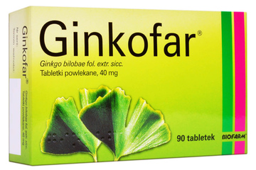 GINKOFAR 40 mg 90 tabletek