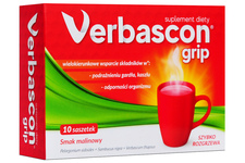 VERBASCON GRIP smak malinowy 10 saszetek