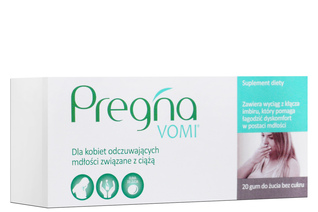 PREGNA VOMI 20 gum do żucia