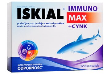 ISKIAL IMMUNO MAX + CYNK 120 kapsułek