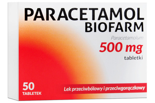 PARACETAMOL BIOFARM 500 mg 50 tabletek