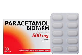 PARACETAMOL BIOFARM 500 mg 50 tabletek