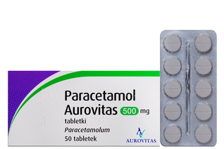 PARACETAMOL AUROVITAS 500 mg 50 tabletek