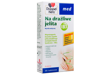 DOPPELHERZ MED NA DRAŻLIWE JELITA 30 tabletek