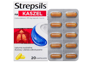 STREPSILS NA KASZEL 20 kapsułek