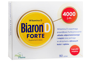 BIARON D FORTE 4000 j.m. 90 kapsułek