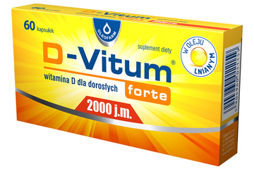 D-VITUM FORTE 2000 j.m. 60 kapsułek