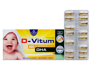 D-VITUM 400 j.m. DHA 30 kapsułek