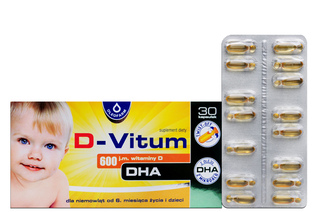 D-VITUM 600 j.m. DHA 30 kapsułek