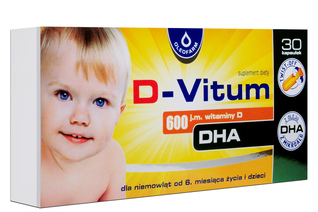 D-VITUM 600 j.m. DHA 30 kapsułek