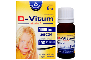 D-VITUM 1000 j.m. 6 ml aerozol