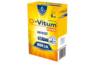 D-VITUM FORTE 1000 j.m. 6 ml aerozol