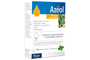 AZEOL TABLETKI DO SSANIA SMAK MIĘTOWY 30 tabletek