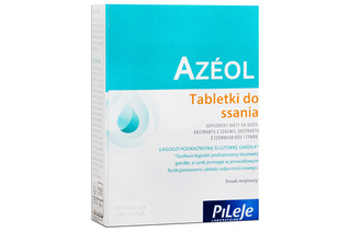 AZEOL TABLETKI DO SSANIA SMAK MIĘTOWY 30 tabletek