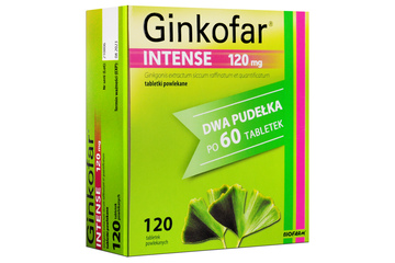 GINKOFAR INTENSE 120 mg 120 tabletek