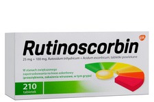 RUTINOSCORBIN 210 tabletek