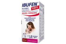 IBUFEN DLA DZIECI FORTE 200 mg/ 5 ml smak malinowy 40 ml zawiesina doustna