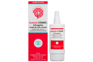 AZELASTIN COMOD 0,5 mg/ml 10 ml krople do oczu