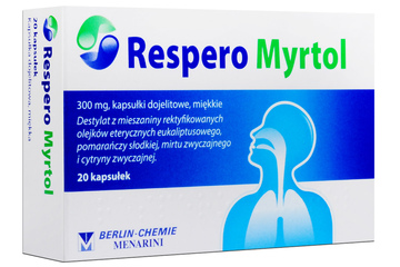 RESPERO MYRTOL 300 mg 20 kapsułek