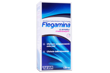 FLEGAMINA SMAK MALINOWY 4mg/5ml 120 ml syrop