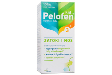 PELAFEN KID 3+ ZATOKI I NOS 100 ml płyn