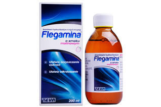 FLEGAMINA SMAK MALINOWY 4mg/5ml 200 ml syrop