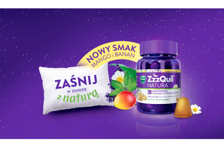 ZZZQUIL NATURA ŻELKI smak mango i banan 30 sztuk