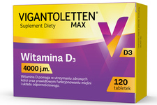 VIGANTOLETTEN MAX 4000 j.m. 120 kapsułek