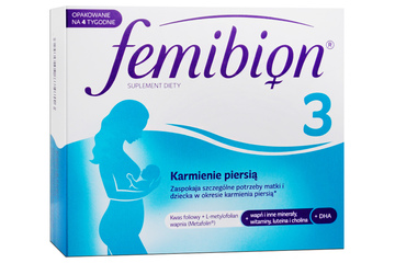 FEMIBION 3 KARMIENIE PIERSIĄ 28 tabletek i 28 kapsułek