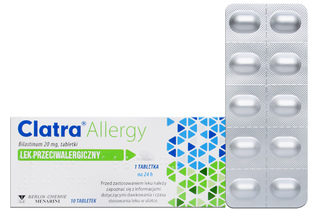 CLATRA ALLERGY 10 tabletek