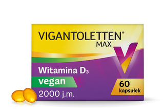 VIGANTOLETTEN MAX VEGAN 2000 j.m. 60 kapsułek