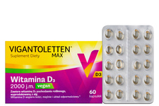 VIGANTOLETTEN MAX VEGAN 2000 j.m. 60 kapsułek