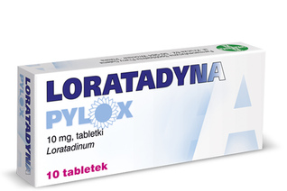 LORATADYNA PYLOX 10 mg 10 tabletek