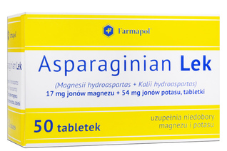 ASPARAGINIAN LEK 50 tabletek