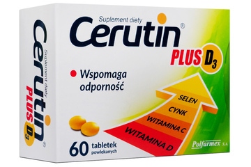 CERUTIN PLUS D3 60 tabletek