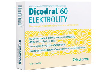 DICODRAL 60 ELEKTROLITY 12 saszetek