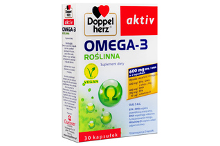 DOPPELHERZ AKTIV OMEGA-3 ROŚLINNA 30 kapsułek