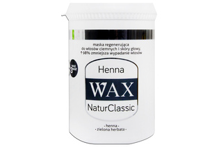 WAX NATUR CLASSIC HENNA  MASKA REGENERUJĄCA DO WŁOSÓW CIEMNYCH 480 ml