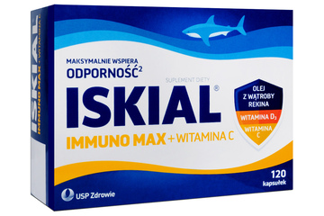 ISKIAL IMMUNO MAX + WITAMINA C 120 kapsułek