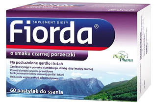 FIORDA O SMAKU CZARNEJ PORZECZKI 60 pastylek