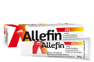 ALLEFIN ŻEL (20 mg + 10 mg)/g 30 g